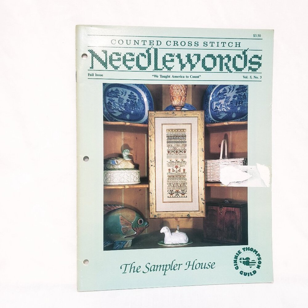 Counted Cross Stitch Needlewords Magazine Pattern Fall Issue Vol 5 No 3 Samplers